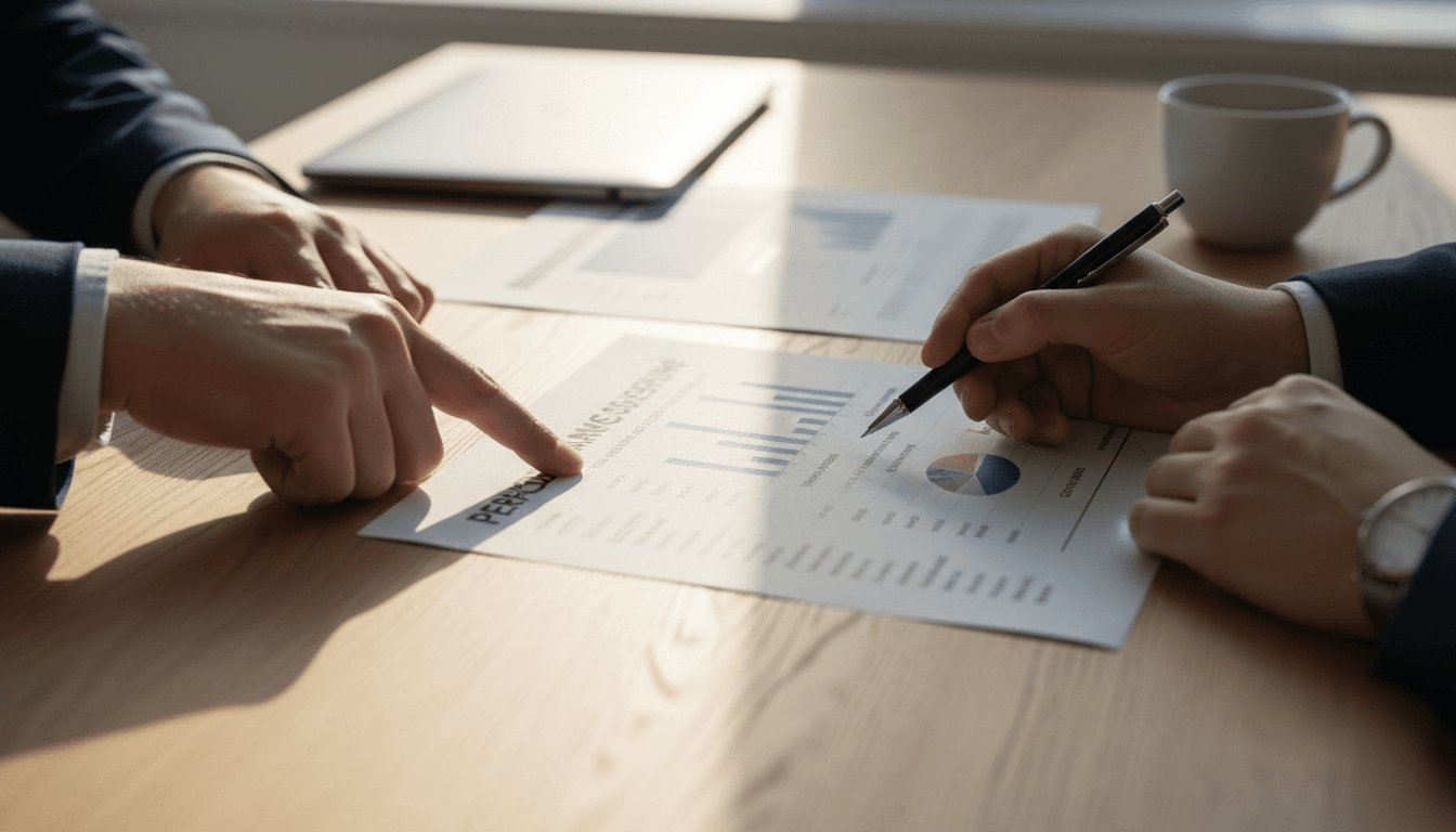 Transparency meeting showing portfolio review and risk discussion